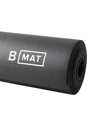 B YOGA Everyday 4mm Yoga Mat, Super Grippy, Non Slip, High Performance, 100% Rubber - for Yoga, Pilates, Workout and Floor Exercises (Black, 71inches)