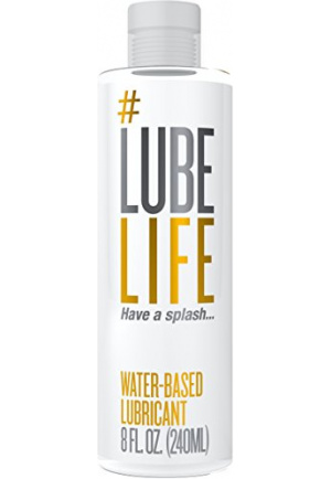 #LubeLife Water Based Personal Lubricant, 8 Ounce Sex Lube for Men, Women and Couples (Free of Parabens, Glycerin, Silicone and Oil)
