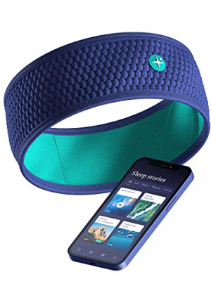 HoomBand Wireless | Bluetooth Innovative Headband for Sleep, Travel, Meditation | Charging Cable Included & Free Access to Hypnotic Stories Created by Sleep Experts (Size S)